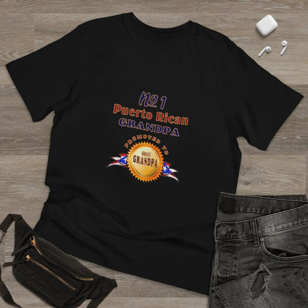 #1 Grandpa Promoted To Great Grandpa Deluxe T-shirt