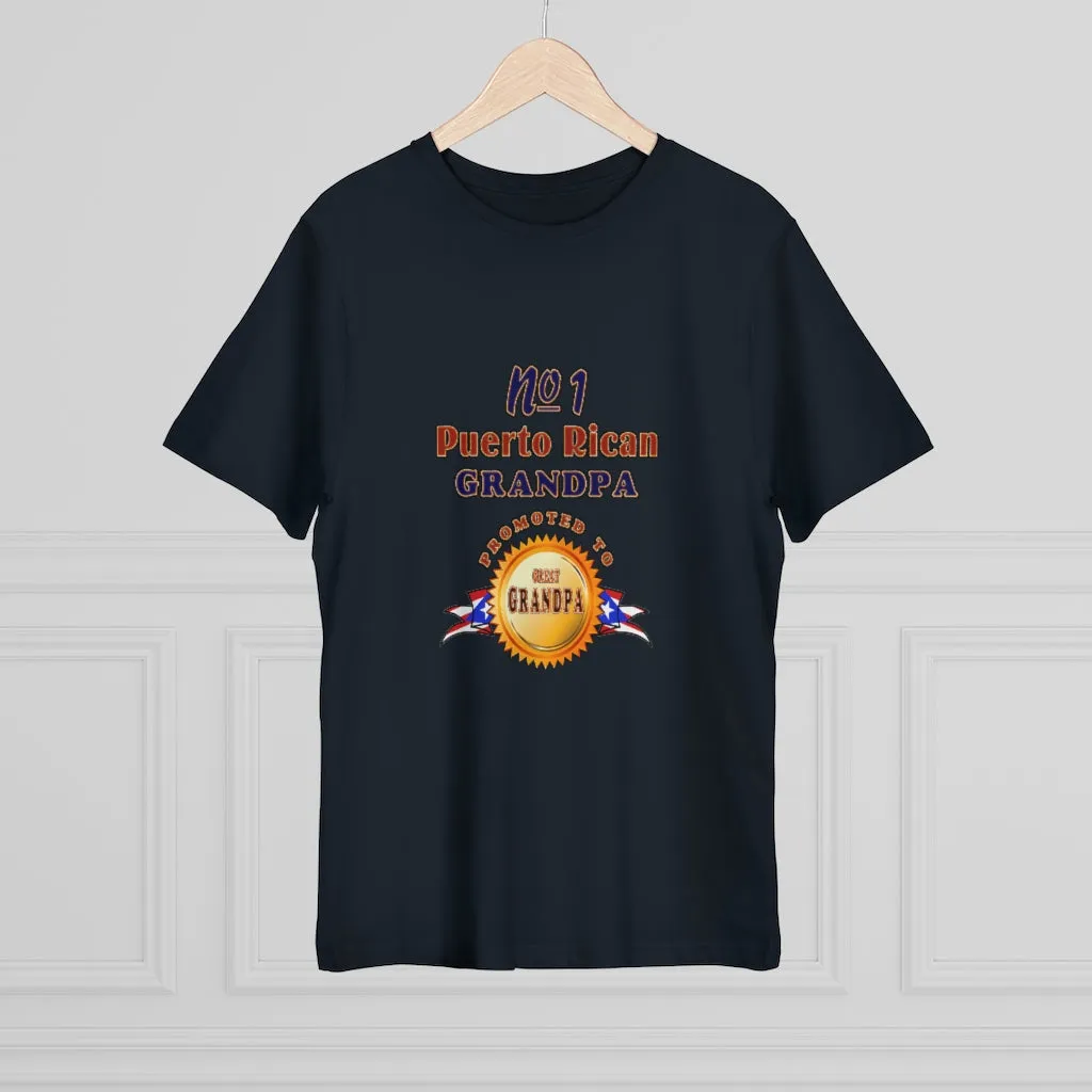 #1 Grandpa Promoted To Great Grandpa Deluxe T-shirt