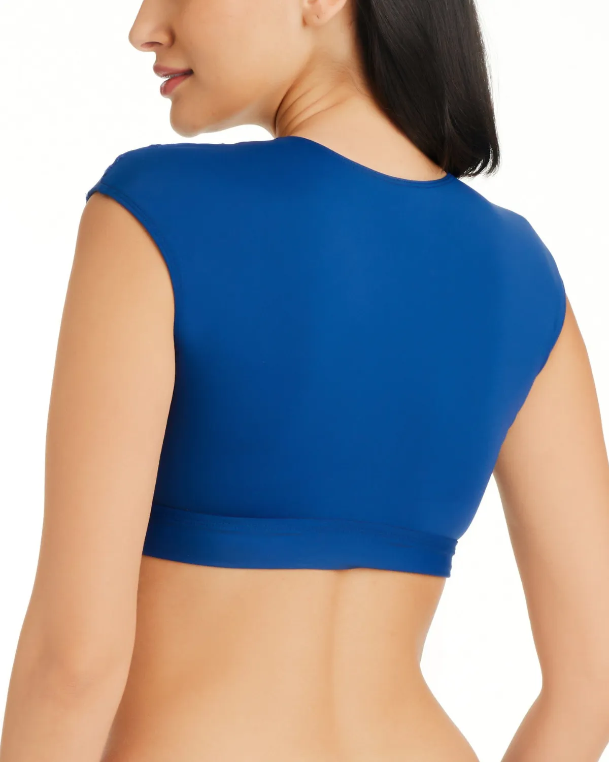 2024 Bleu by Rod Beattie Eyes Wide Open Crop Swim Top (More colors available) - Rbeo24199