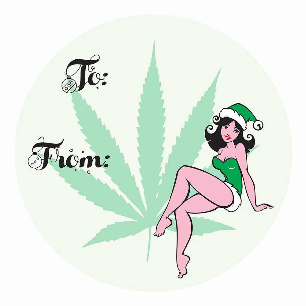 420 Xmas Stickers