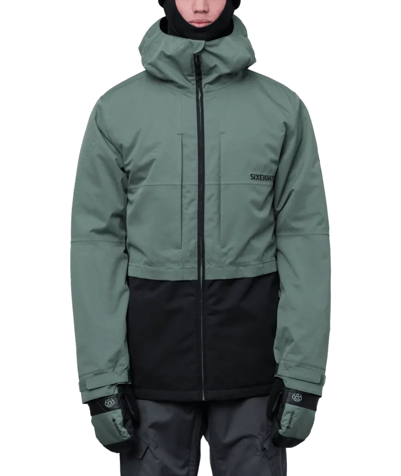 686 Smarty 3-In-1 Form Snowboard Jacket Cypress Green Colourblock 2024