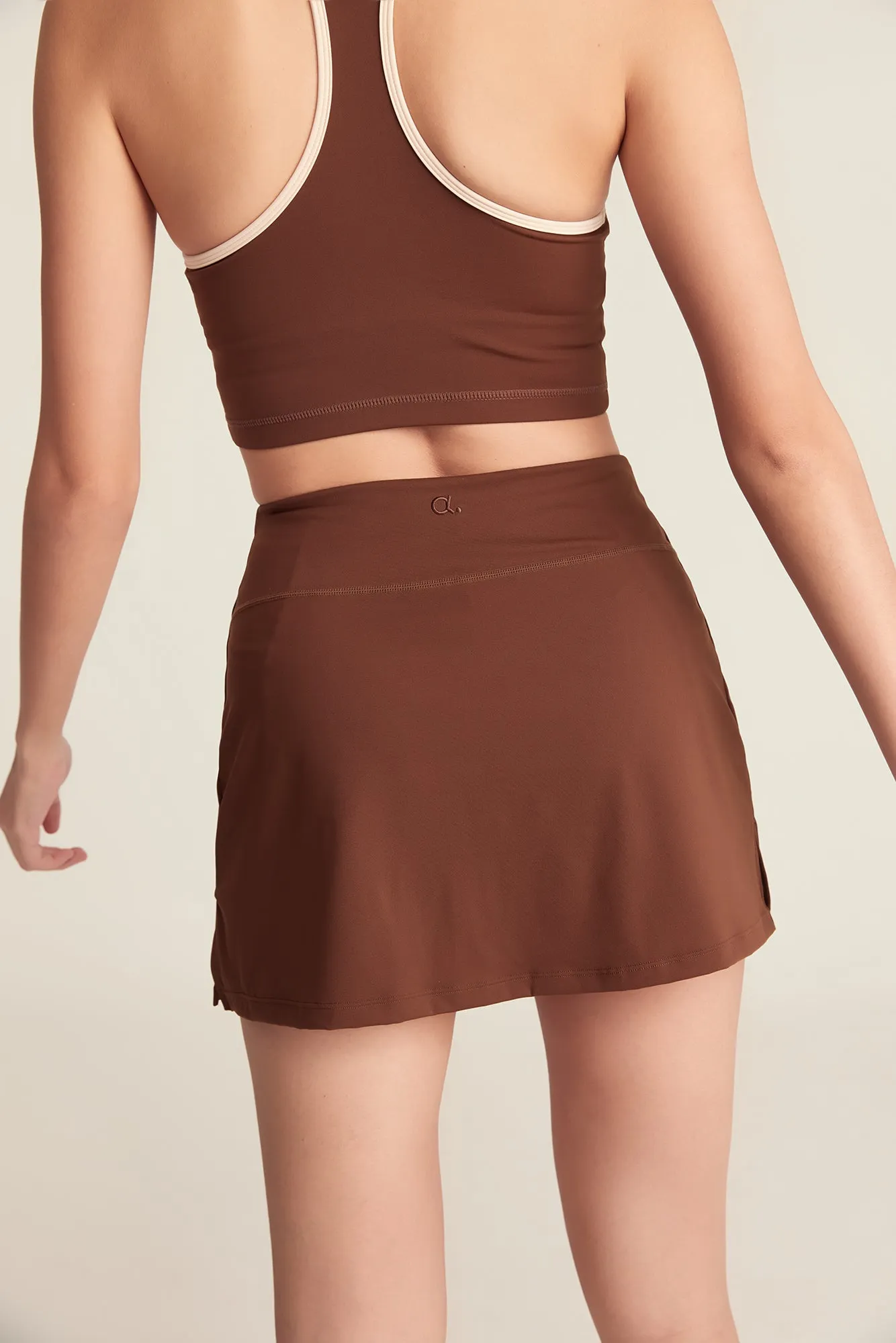 A-Line Skort in Cocoa