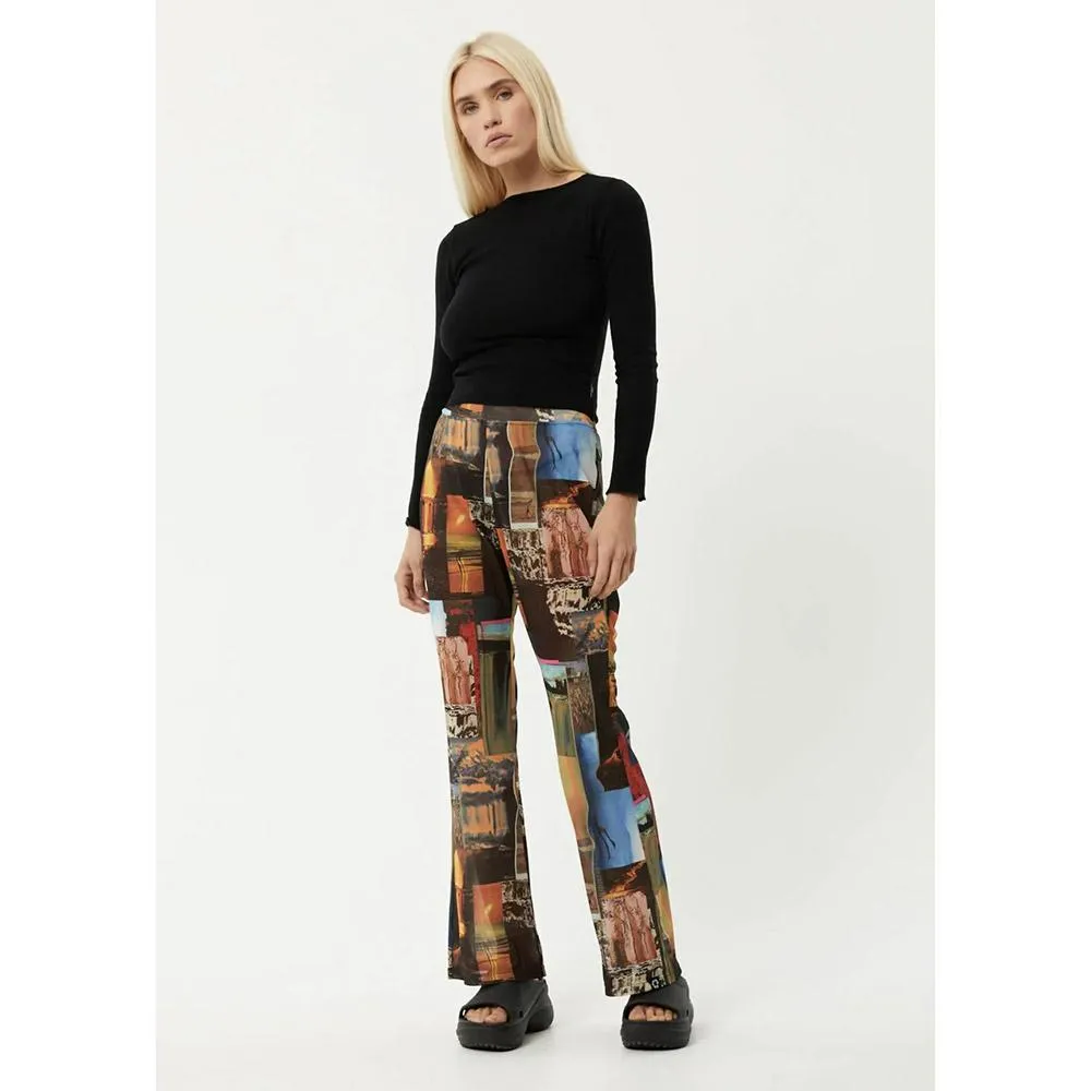 Afends Boulevard Recycled Sheer Flared Pants