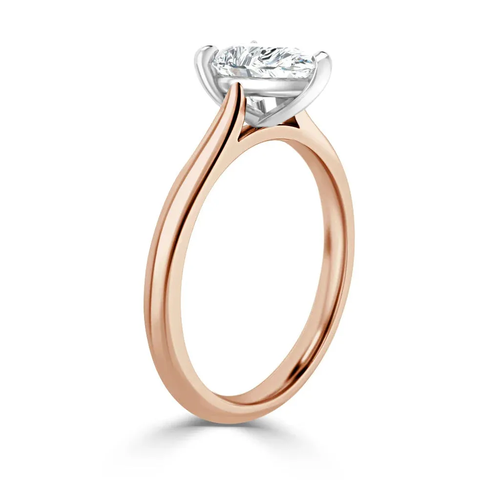 Alexandra - 18ct Rose Gold - Pear