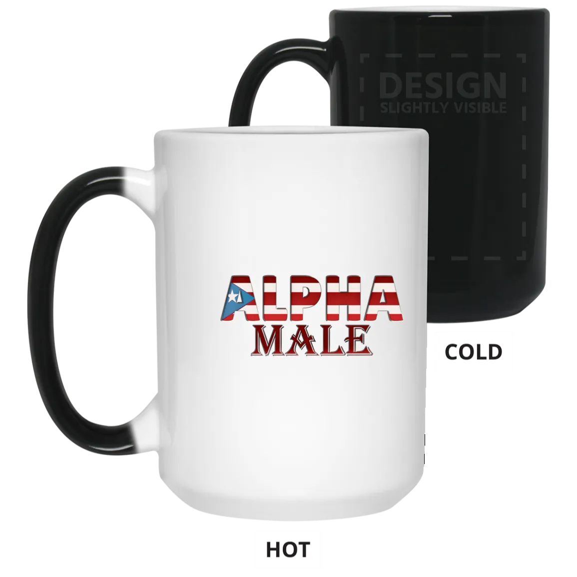 Alpha Male 15 oz. Color Changing Mug