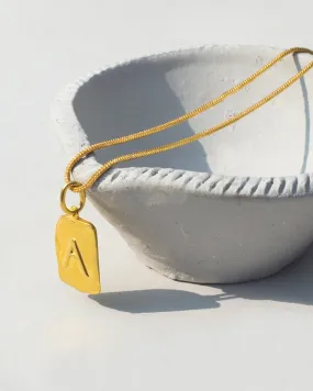 Alphabet A Pendant