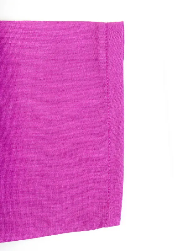 AM Men's Festive Plain Kurta Bright Pink