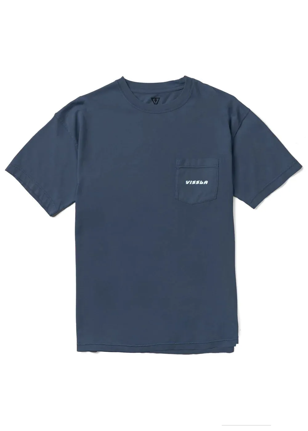 Amigo Shaka Organic Pocket Tee - Dark Denim