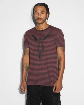 ANGEL SIOUX SS TEE RED STRIPE