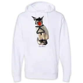 Anne Williams Art Red Ball Cat Pullover Hooded Sweatshirt