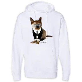 Anne Williams Art TR Cat Pullover Hooded Sweatshirt