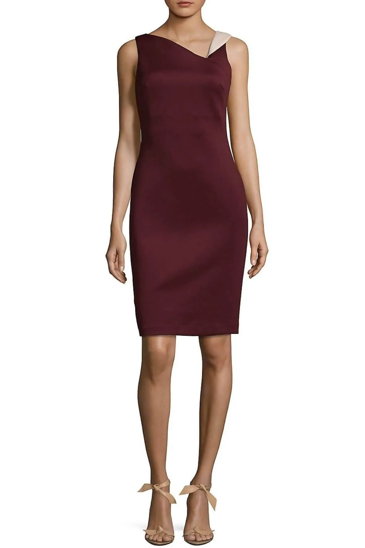 Asymmetrical Neckline Dress