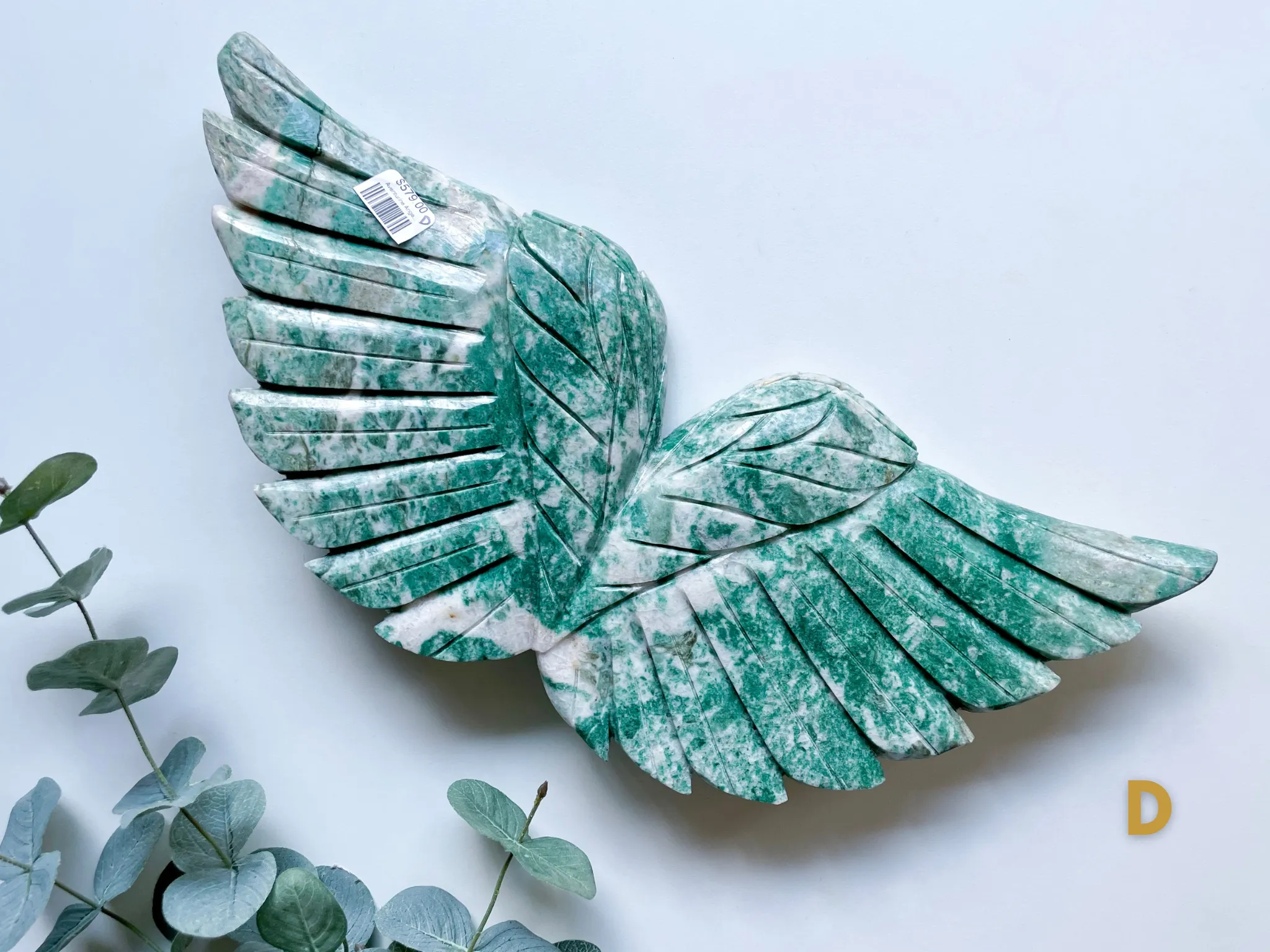 Aventurine Angel Wing Carving || Brazil