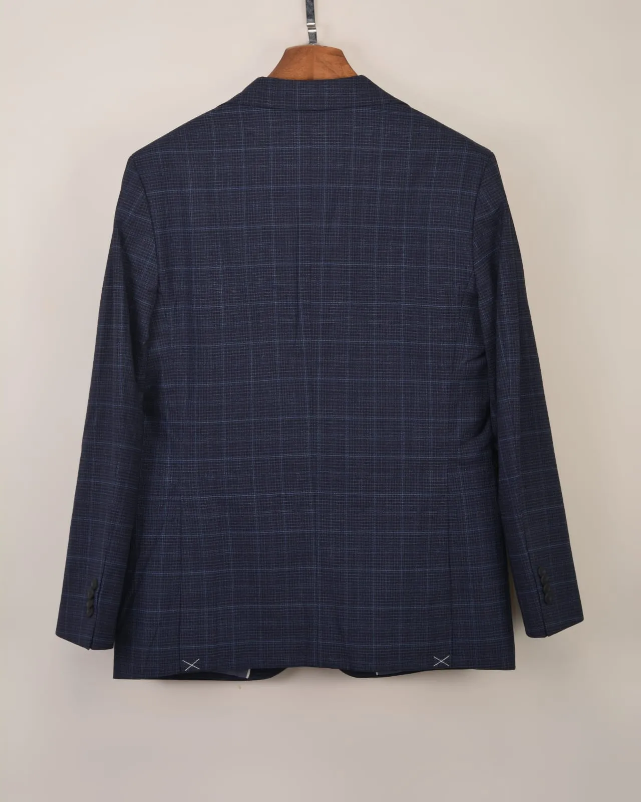 Awearness Kenneth Cole Modern Fit Sport Coat, Navy Plaid