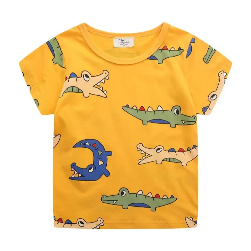 Baby Boy 2-7T Dinosaur T-Rex Animal Summer Shirts