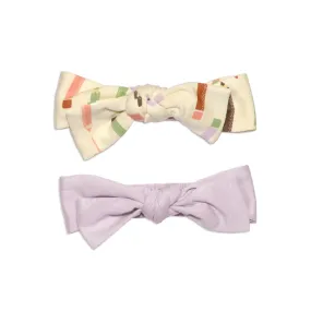 Bamboo Headbands 2 pack (Pretty Pencils Print/Fairy)