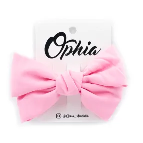 Big Bows Pink Clip