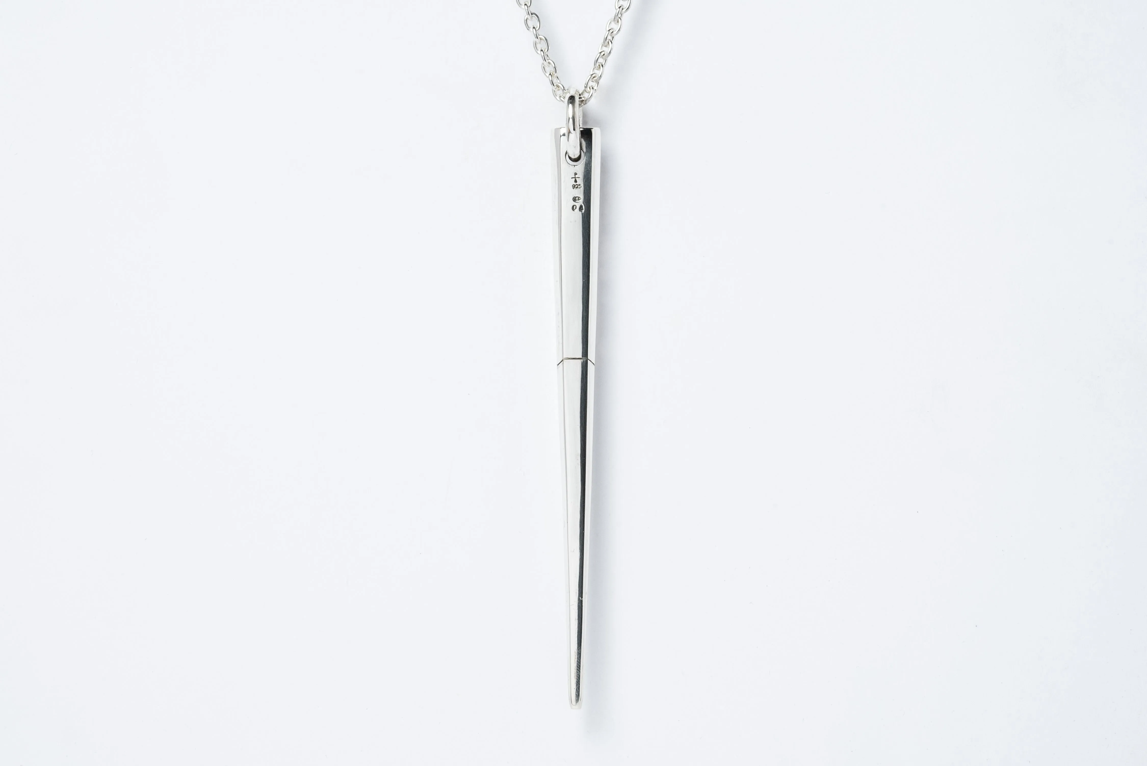 Big Spike Necklace (0.4 CT, Chunky Diamond Slab, PA DIA)