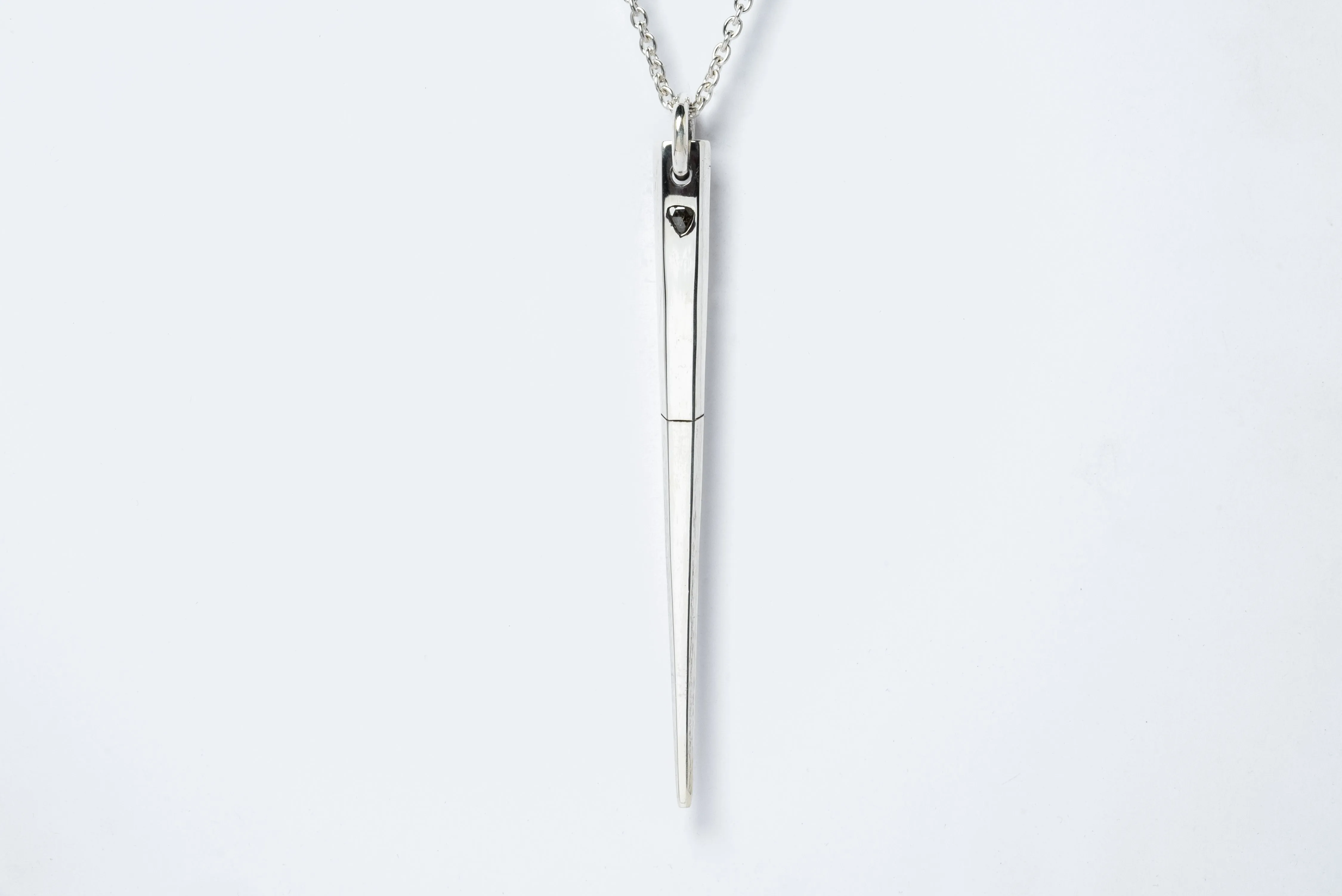 Big Spike Necklace (0.4 CT, Chunky Diamond Slab, PA DIA)