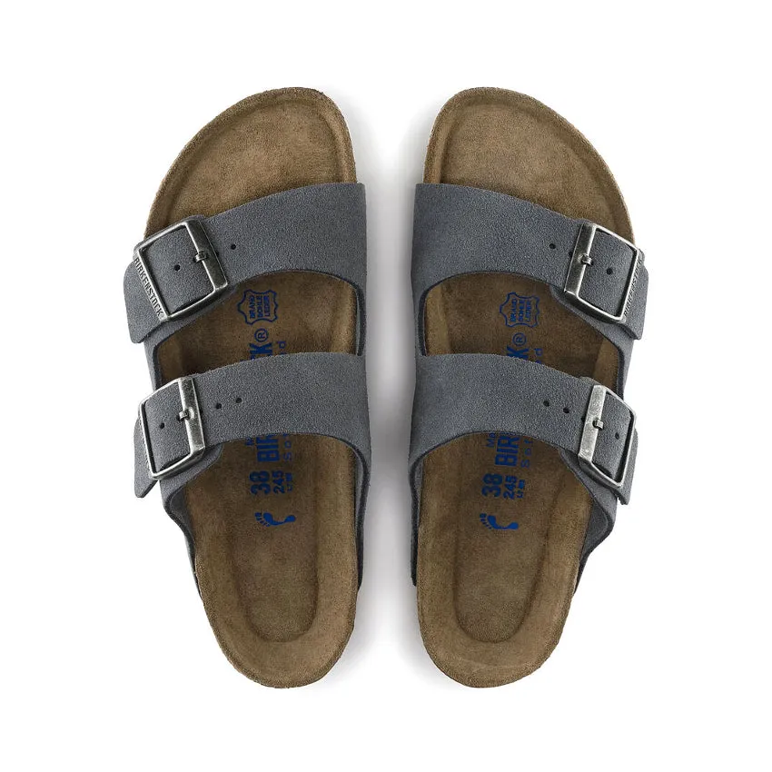 BIRKENSTOCK SANDALO ARIZONA SFB 1003729 GRIGIO