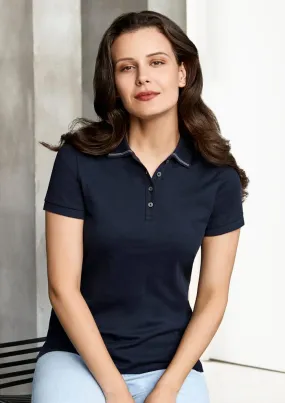 Biz Collection Womens Aston Short Sleeve Polo(P106LS)