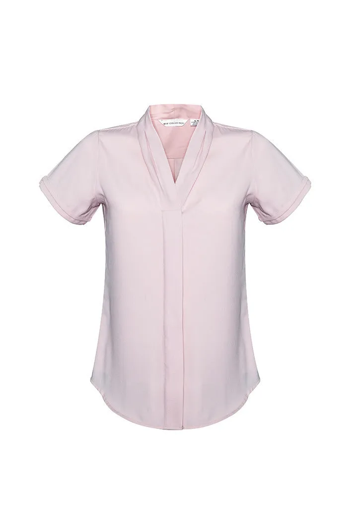 Biz Collection Womens Madison S/S Blouse (S628LS)-Clearance