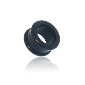 Black Colour Silicone Flexible Double Flat Flared Tunnels