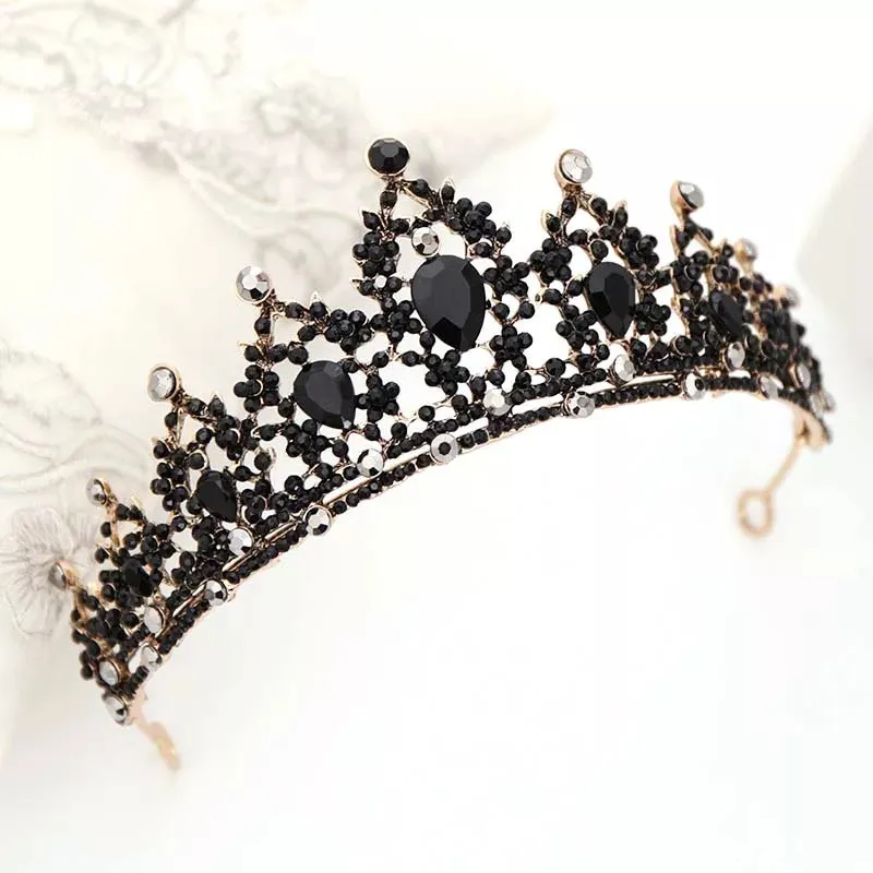 Black crystal Tiara - pre order