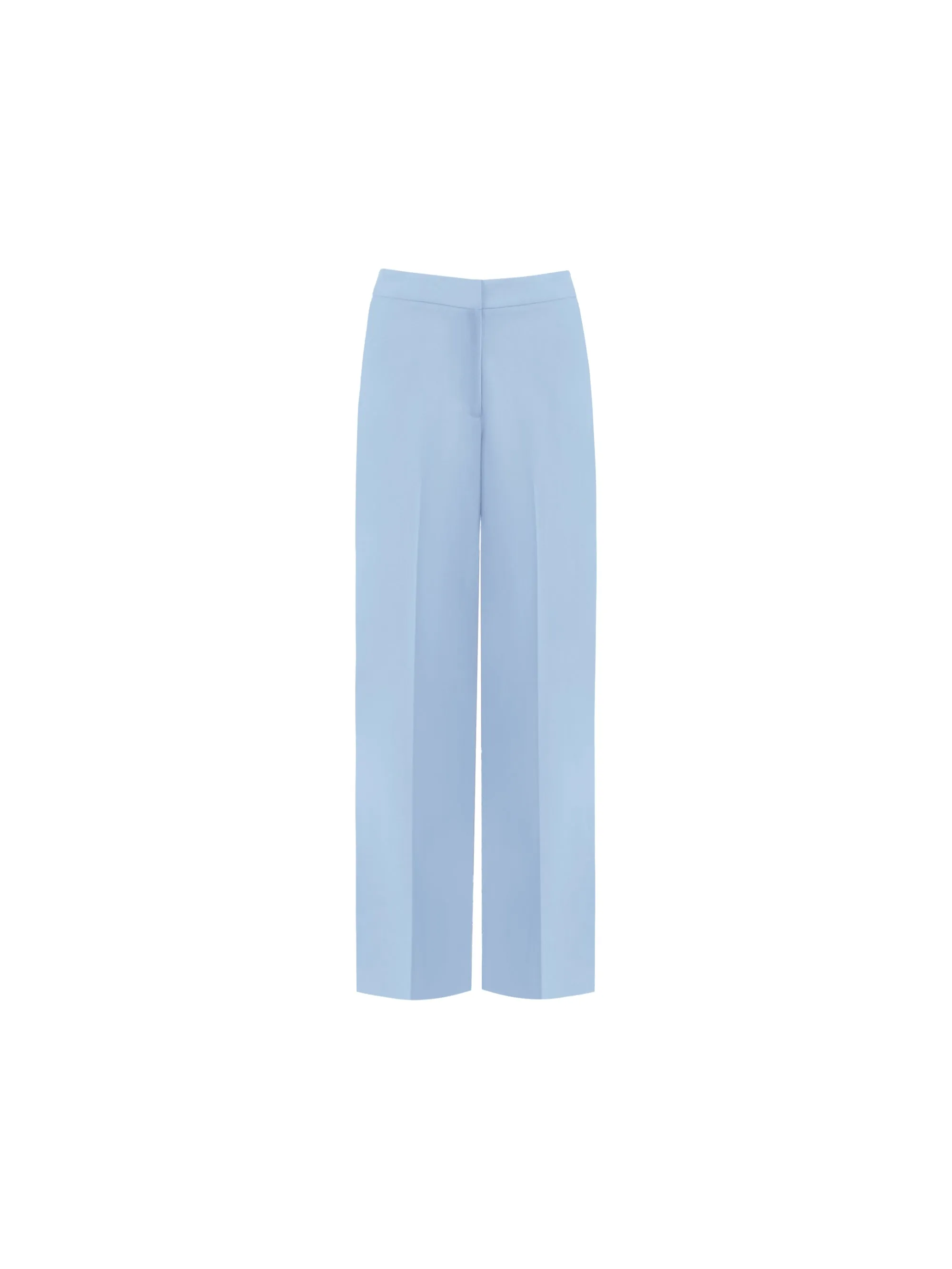 Blue Straight Leg Trousers