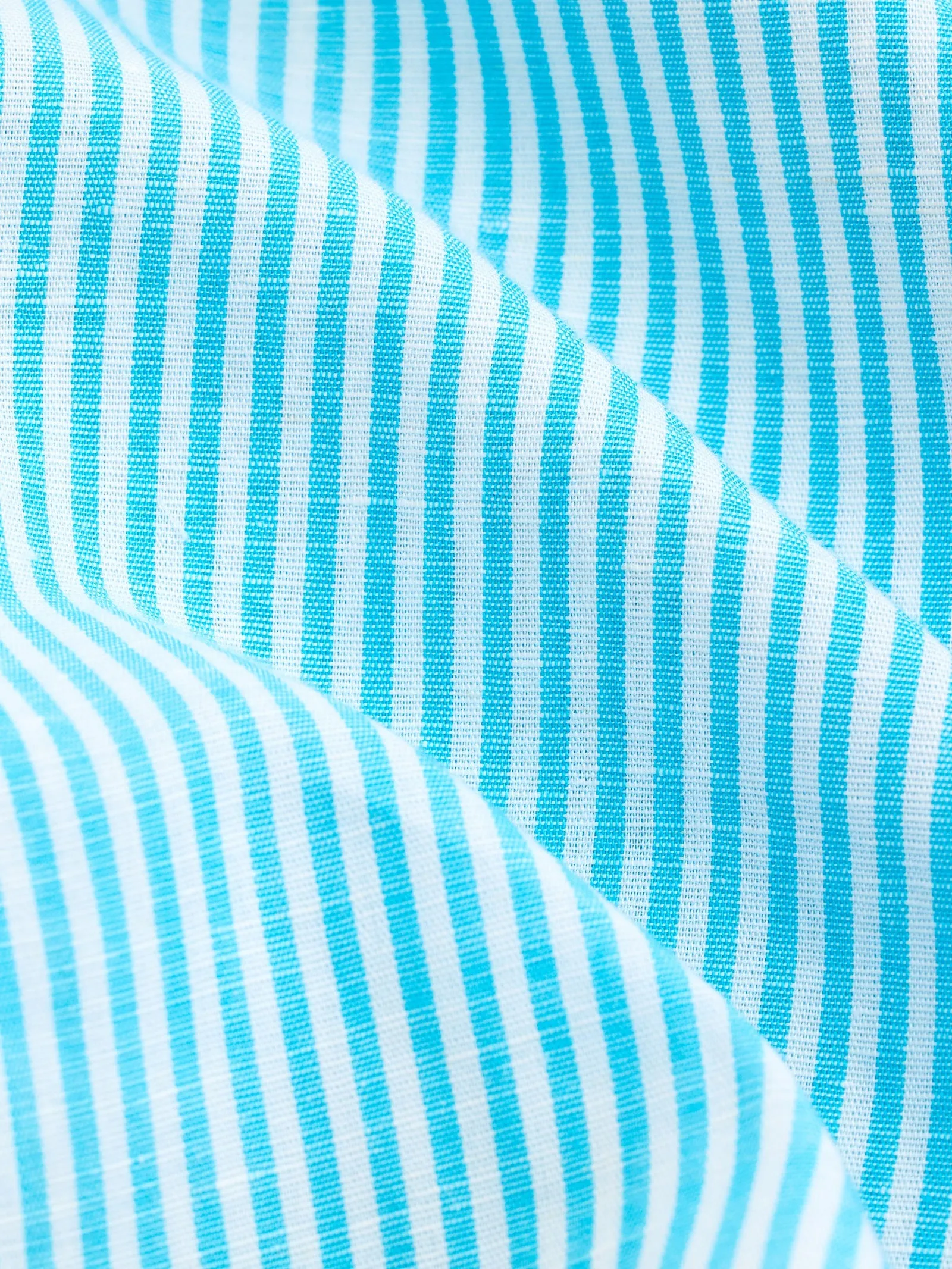 Blue Striped Linen Shirt