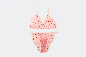 Blush Mesh Heart Set