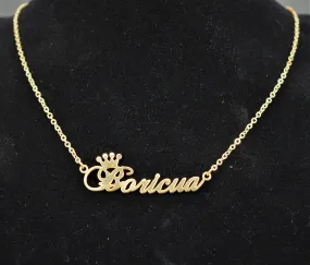 Boricua Necklace - Gold