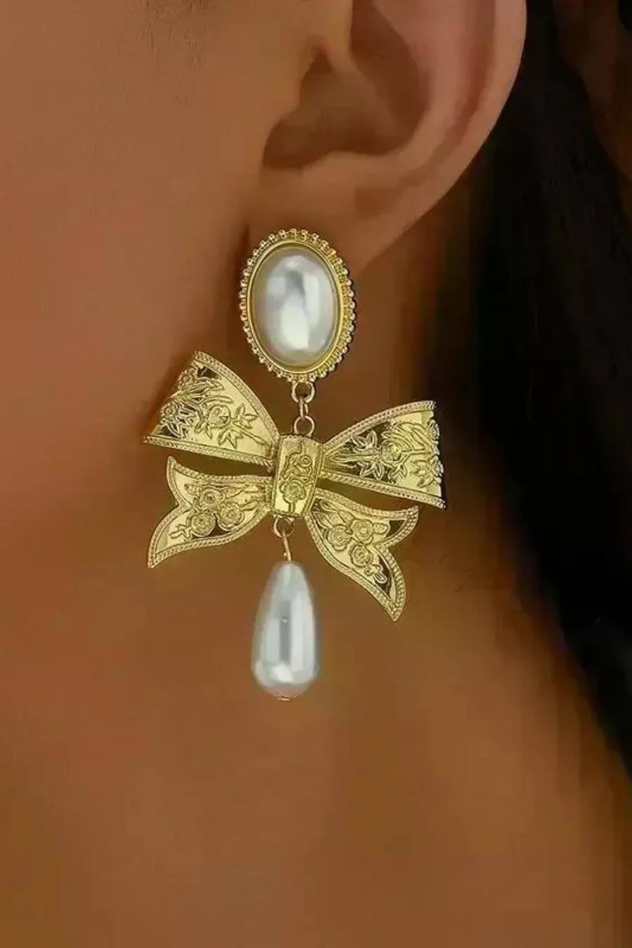 Bow Down Earrings