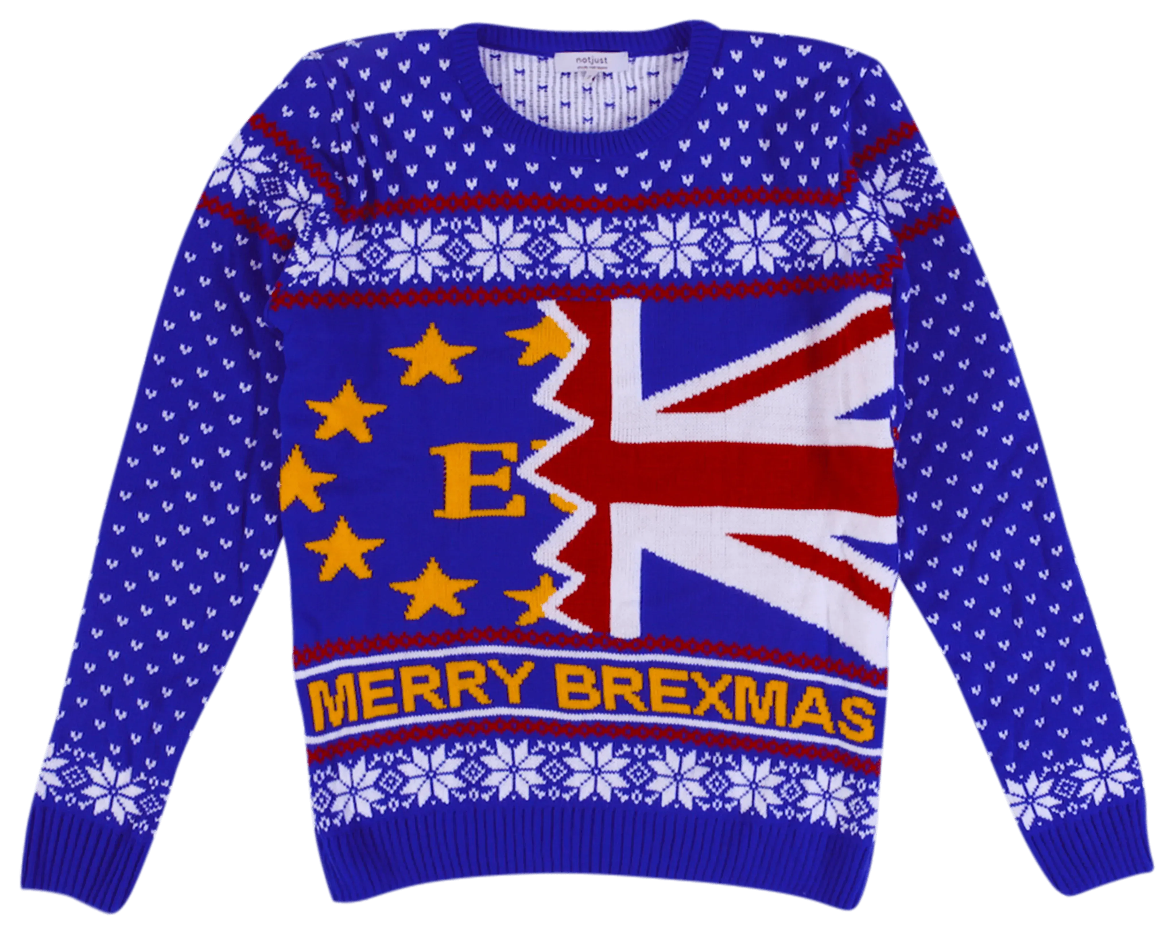 Brexit Knitted Christmas Jumper