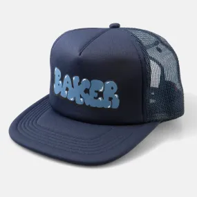 Bubble Navy Mesh Trucker