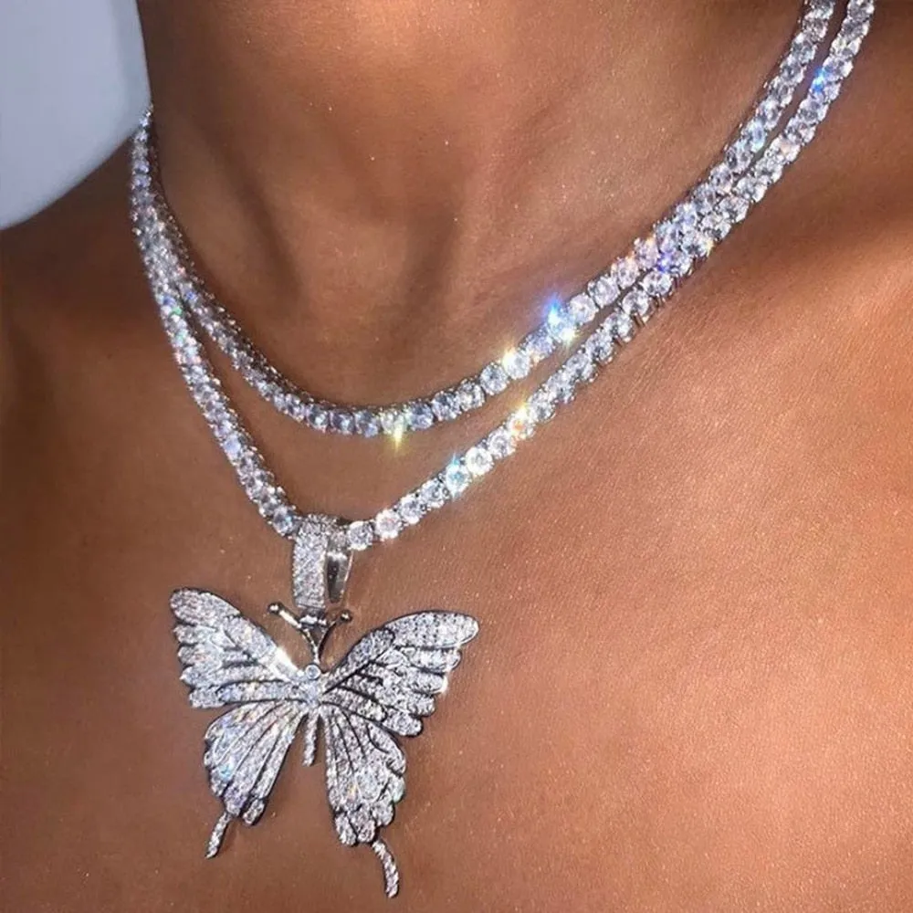 Butterfly Pendant Necklace