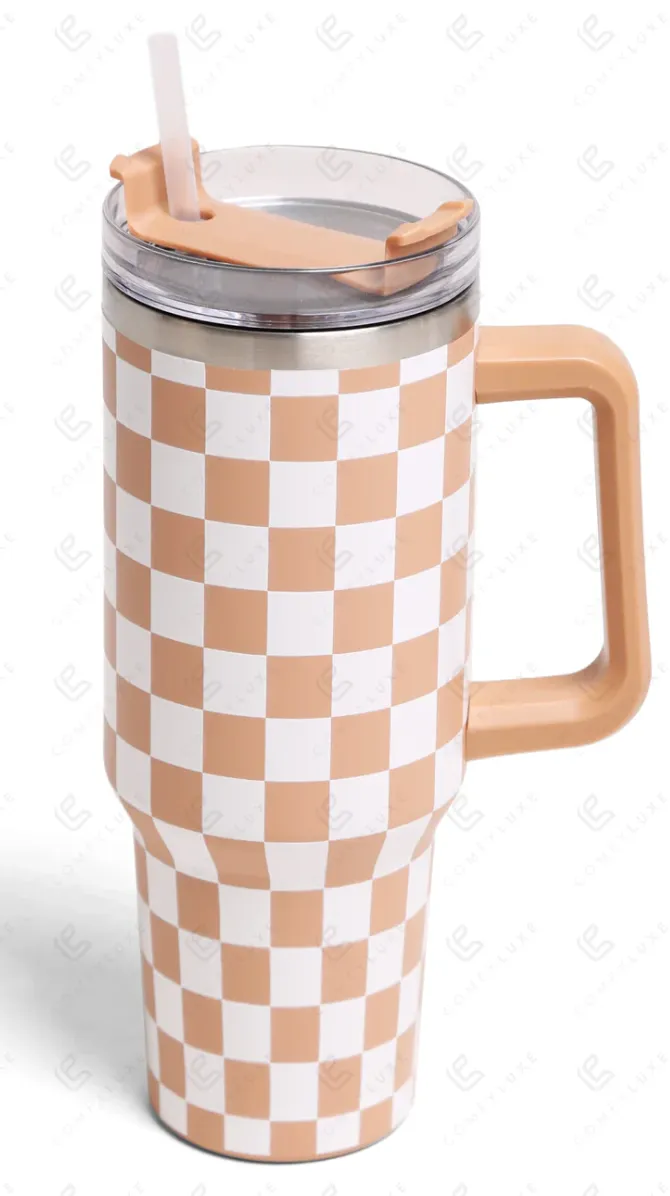 Checkered Tumbler