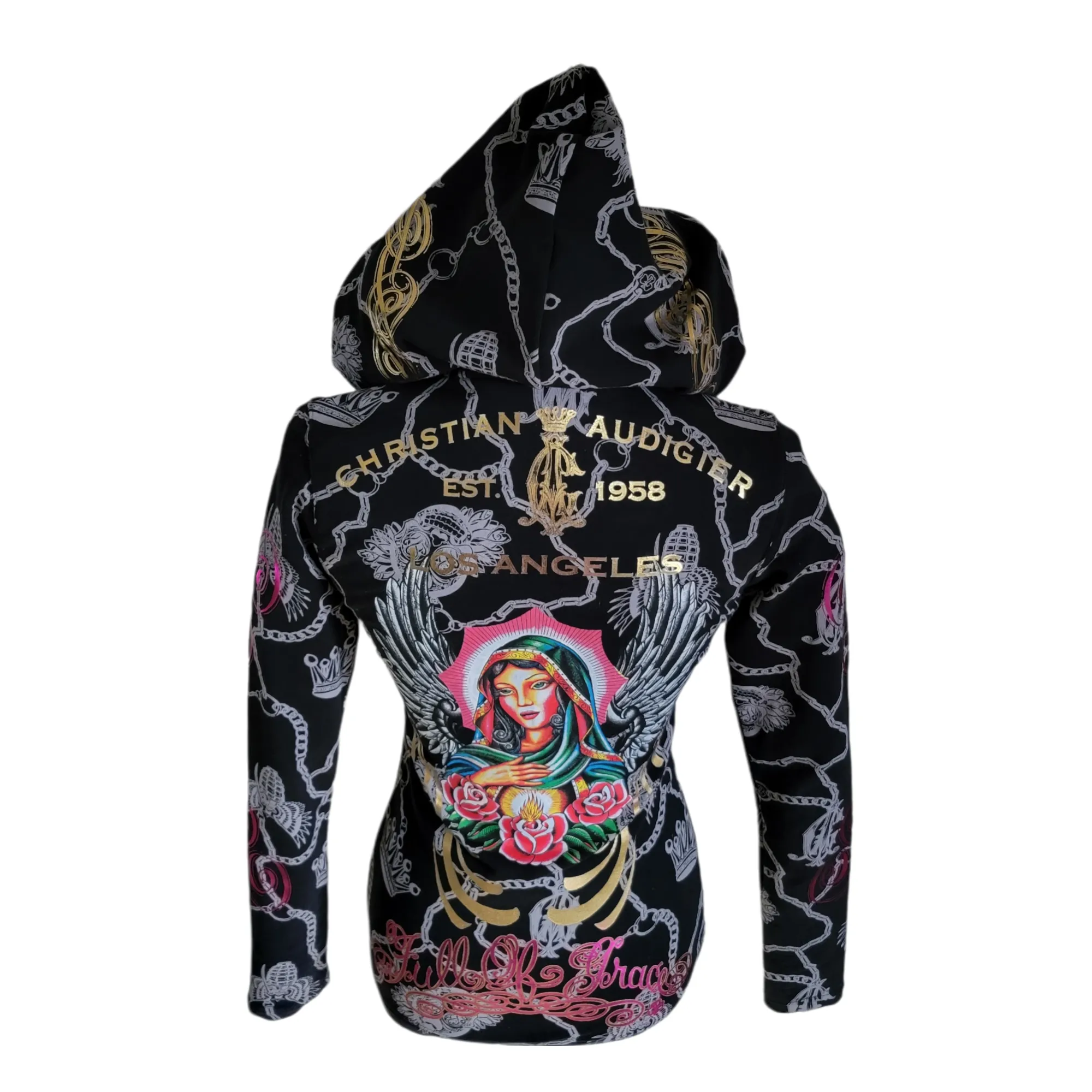 Christian Audigier Full of Grace Jacket Hoodie XS