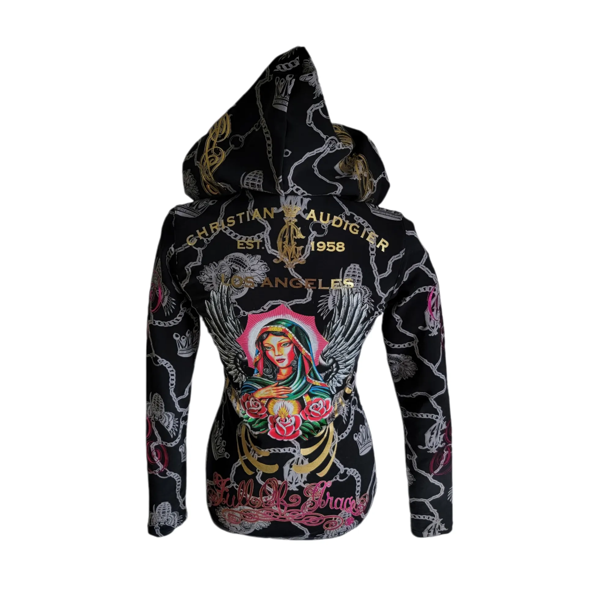 Christian Audigier Full of Grace Jacket Hoodie XS