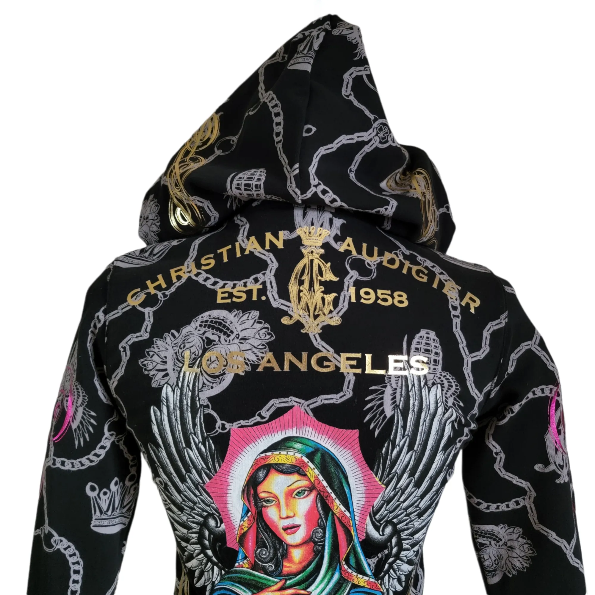 Christian Audigier Full of Grace Jacket Hoodie XS