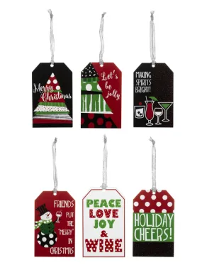 Christmas Bottle Tags