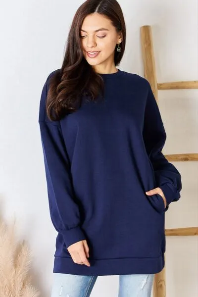 Cozy Days Oversized Long Sleeve Sweatshirt