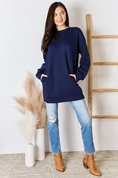 Cozy Days Oversized Long Sleeve Sweatshirt