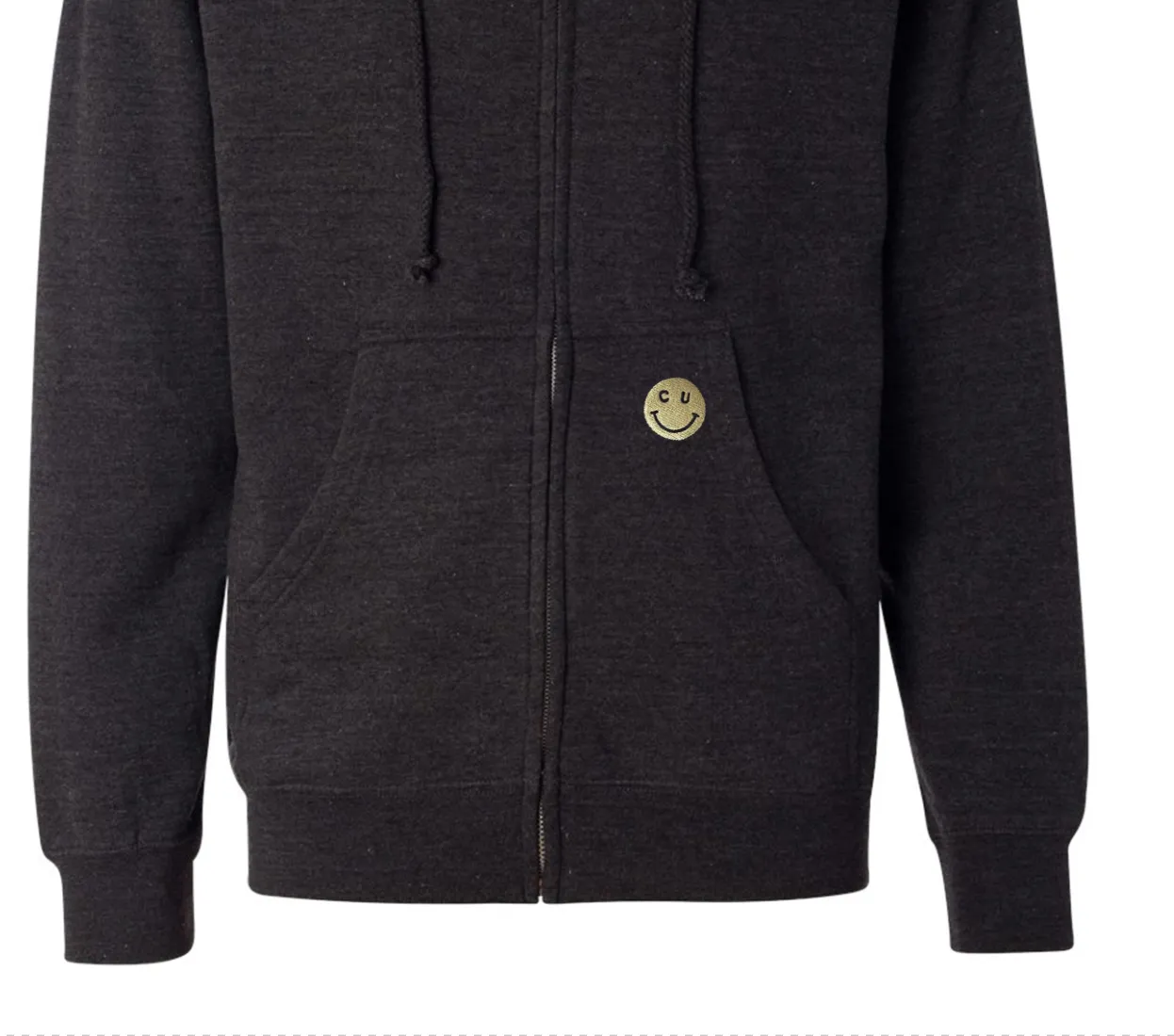 CU Smiley Full Zip Hoodie