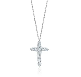 Diamond Cross Pendant (0.84Ctw)