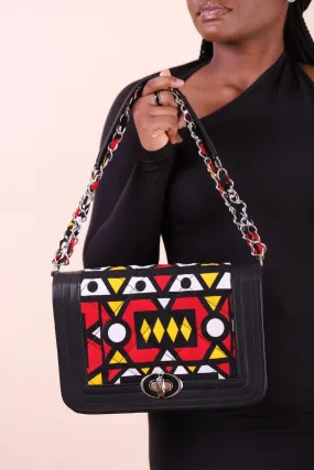 DIARA African Print Midsize Bag