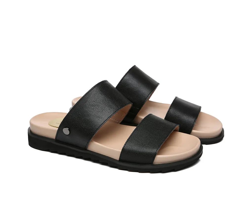 Double Strap Sandal Slides Women Savannah