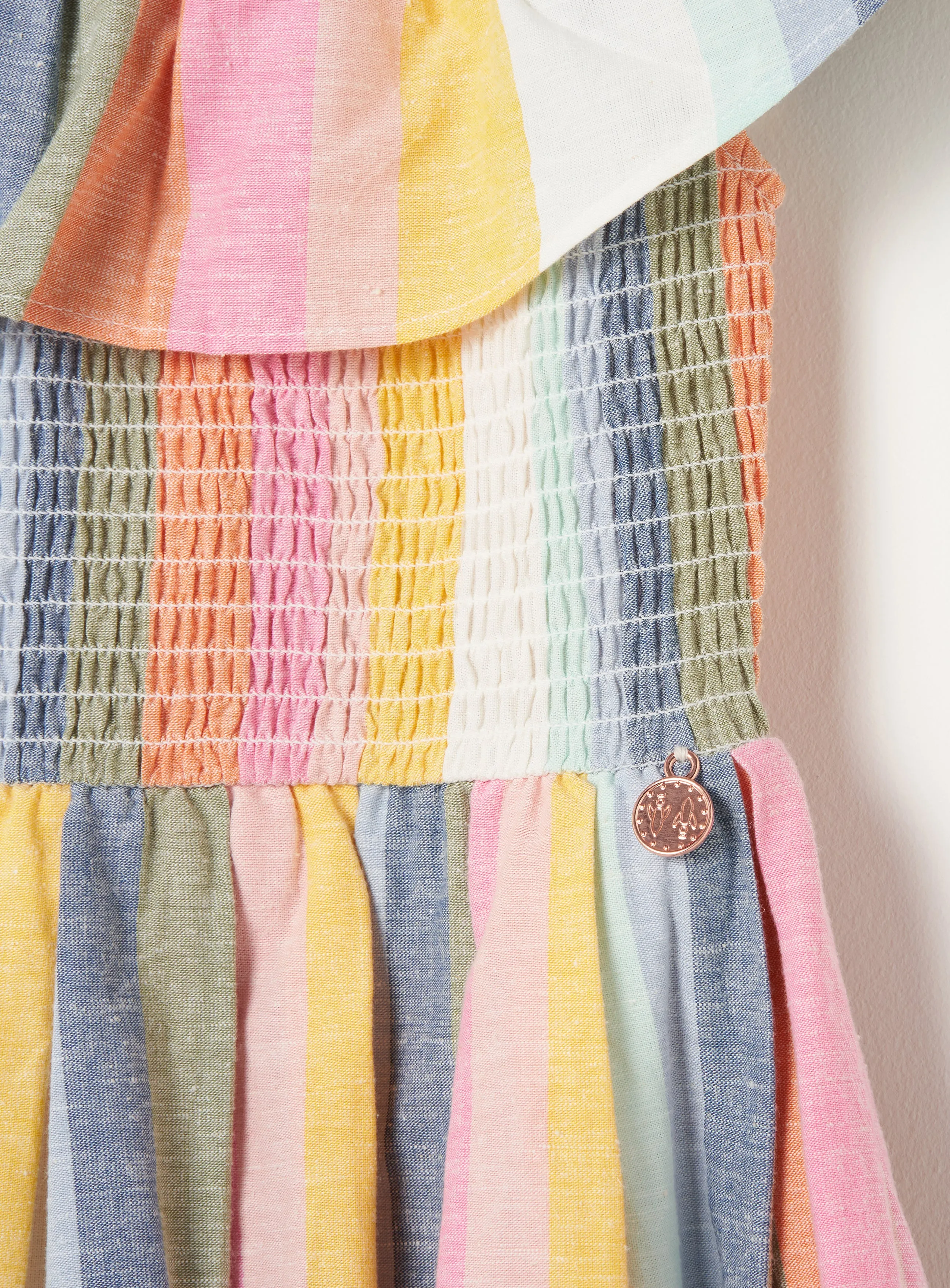 Elsie Rainbow Stripe Sundress