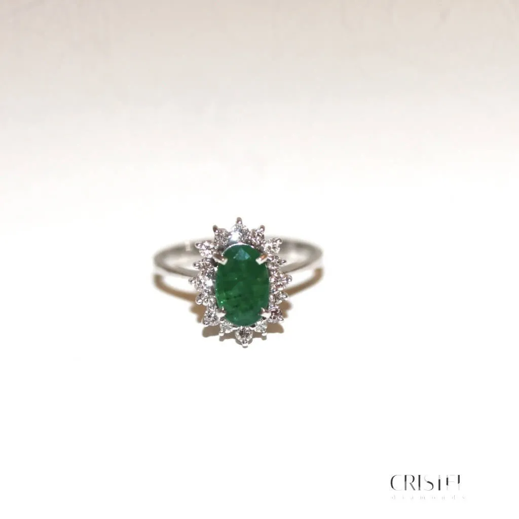 Emerald Diamond Ring