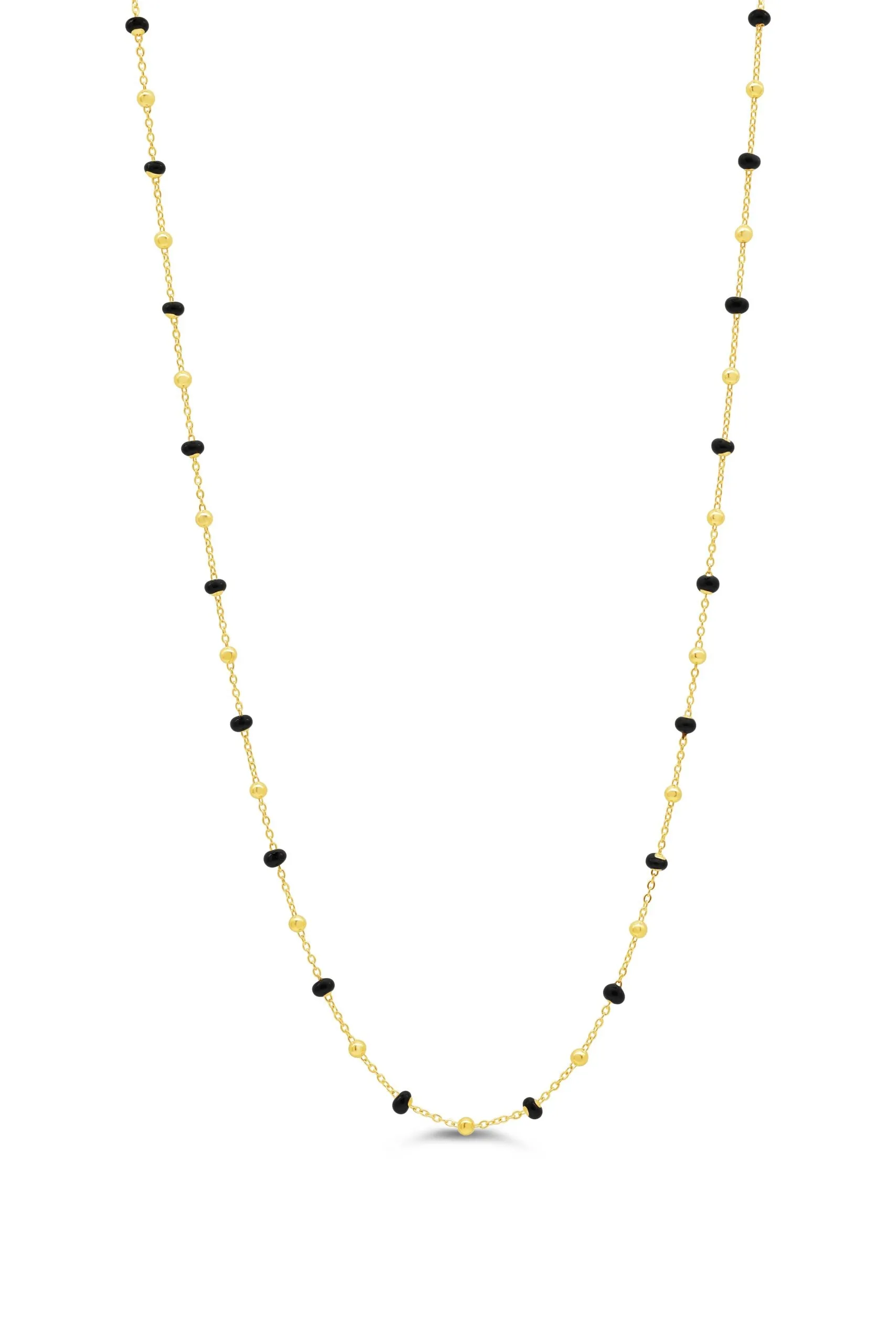 Enamel Bead Necklace